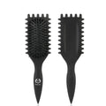 Voor- en achterkant van de Phoenix Hair Products Curl Definer Brush met flexibel ontwerp voor het definiëren van krullen