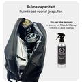 Ruime Phoenix Hair Products toilettas met meerdere haar- en verzorgingsproducten, ideaal voor reizen, sport en dagelijks gebruik