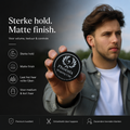 Phoenix Hair Products Shaping Clay met sterke hold en matte finish. Laat het haar voller lijken, geeft meer textuur en is geschikt voor medium tot kort haar.